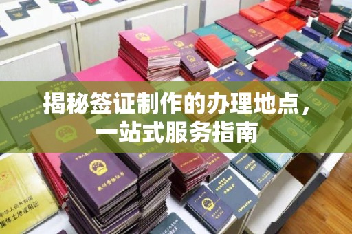 江川揭秘签证制作的办理地点，一站式服务指南